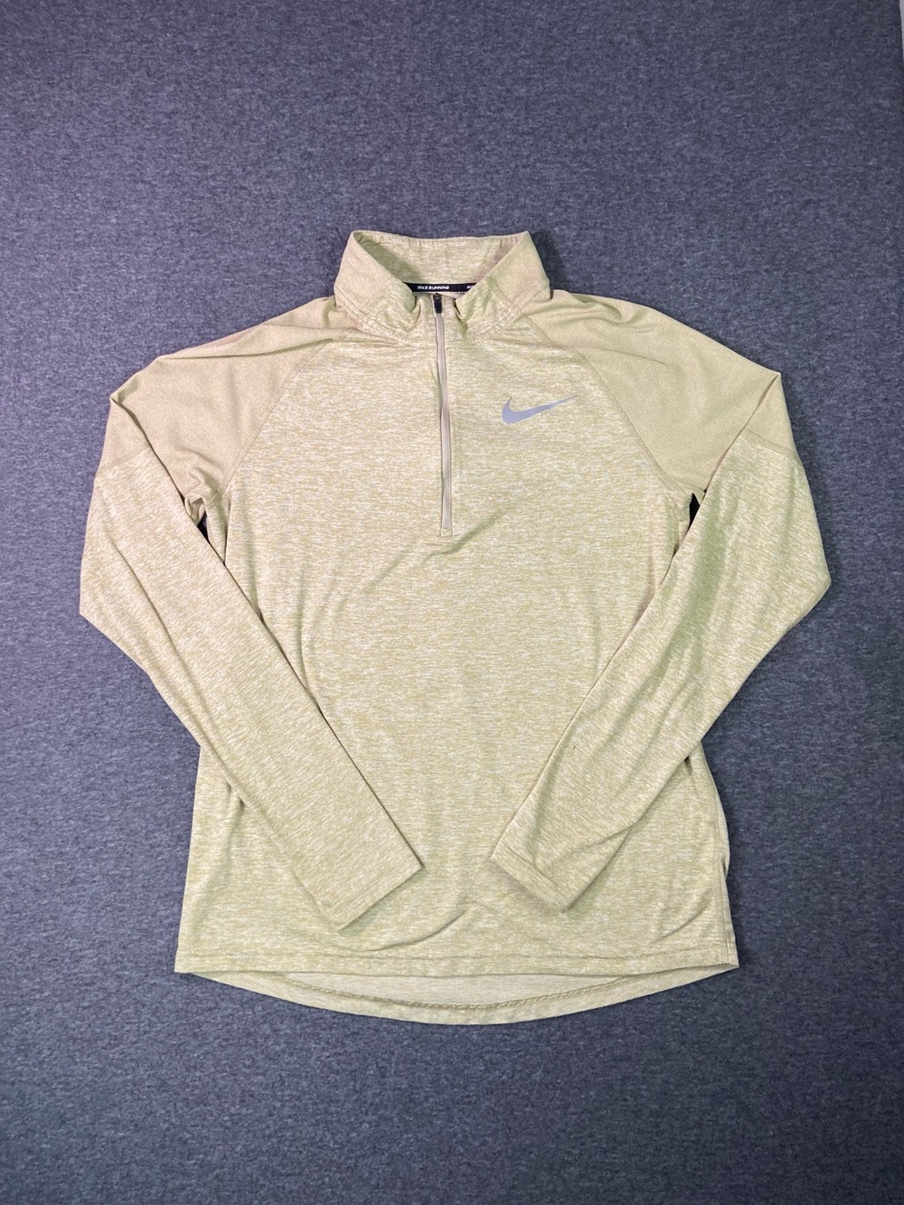 Nike Half-Zip Pullover in Light Olive